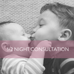 Half Night Support Add On for Private Sleep Coaching for Infant, Toddler, School Age | Gift of Sleep Consulting