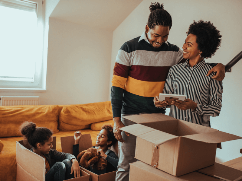 a toddler moving to a new house or apartment blog post image